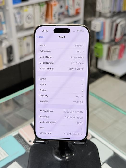 Apple iPhone 16 Pro 128GB Desert Titanium