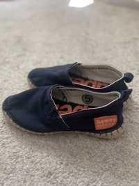 Espadrile Superdry, material jeans