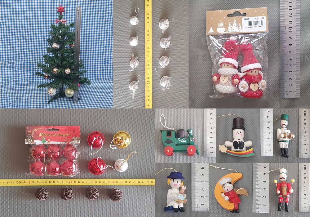 Bradut Artificial si Decoratiuni pentru Pomul de Iarna