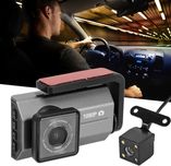 Camera Auto Dubla Fata si Spate TSS-A99, Full HD, Ecran LCD 3"