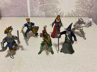 Figurine Papo - cavaleri medievali, Robin Hood, printesa, vrajitorul