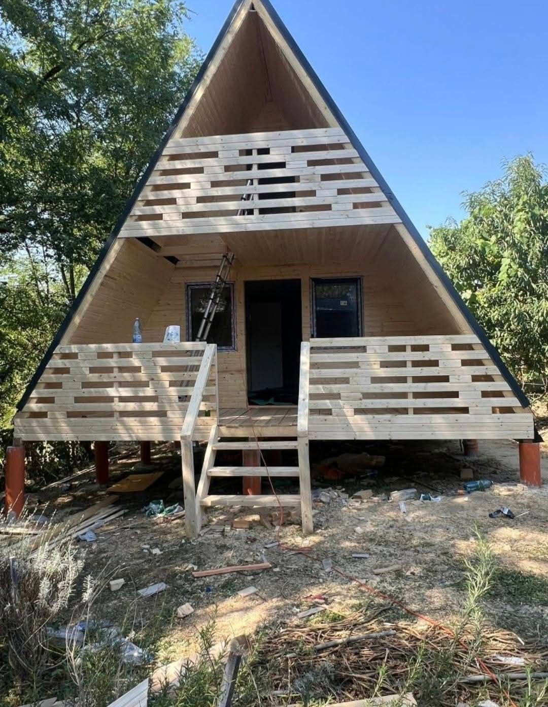 Executam Construim Case din structura de lemn si Cabane stil A Frame,
