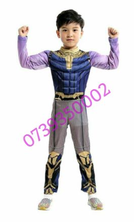 Costum Supereroi cu muschi :Thanos,Transformers,Superman 3-9 ani