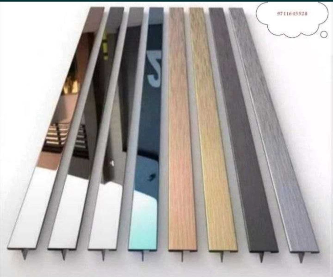 Nerjaveyka Tilla Alyumin profil latun molding, akril tilla samokleyka