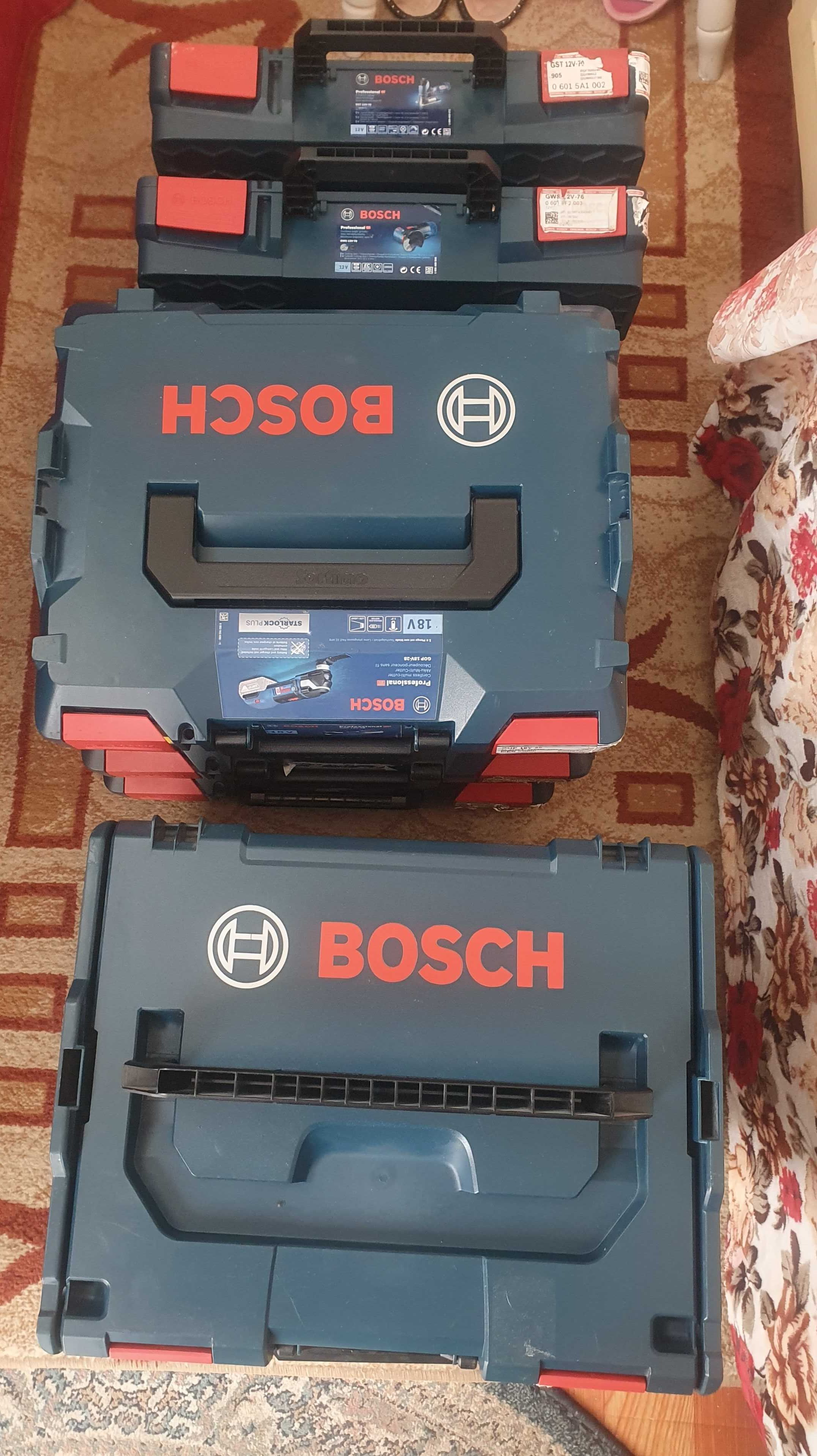 Cutii  Bosch-GSB-12-15-GDR-120li Bosch-GWS-12-76 Bosch-GST-12-70