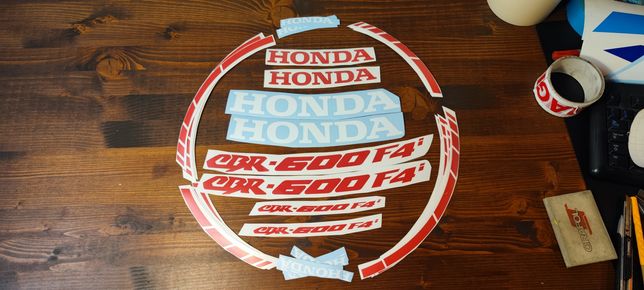 Kit stickere roti rim stripes moto Honda cbr f4i