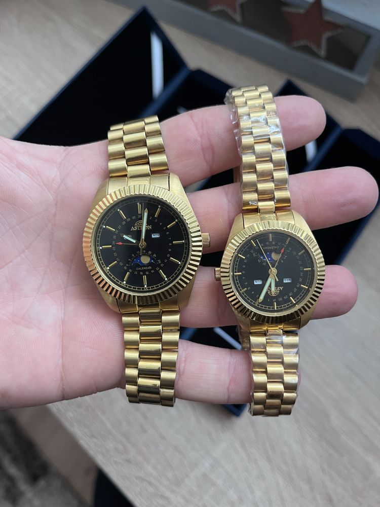 2 ceasuri Astron Calendar Moonphase 500 lei setul