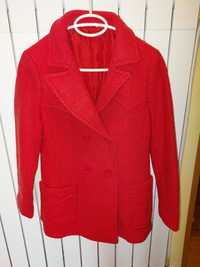 Дамско червено палто