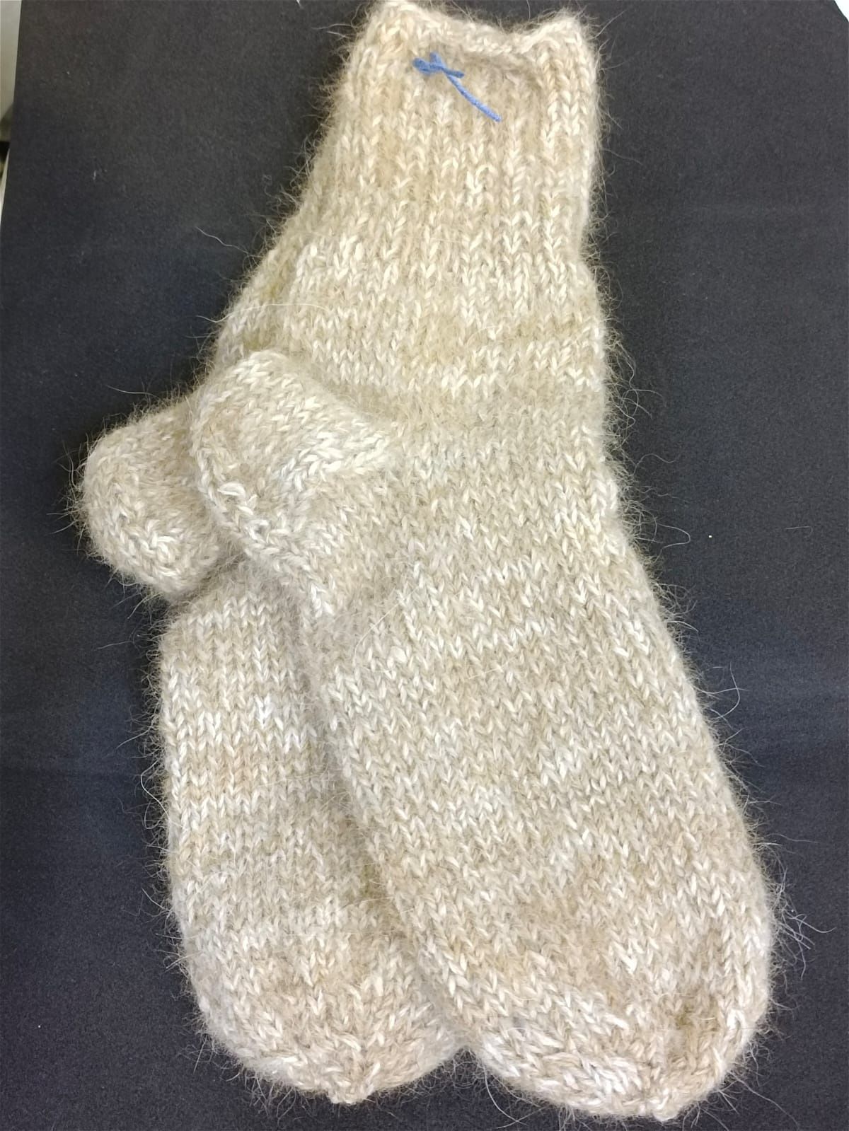 Носки из собачьей шерсти (натуральная пряжа ручной работы).на заказ