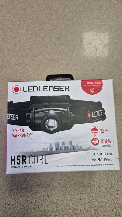 Lanterna frontala Ledlenser H5R Core, 500 lumeni
