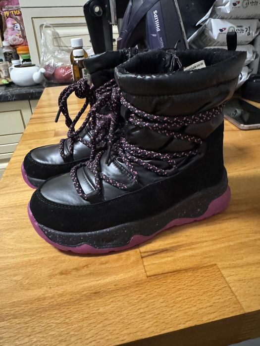 Сапоги на девочку frosterra шерсть