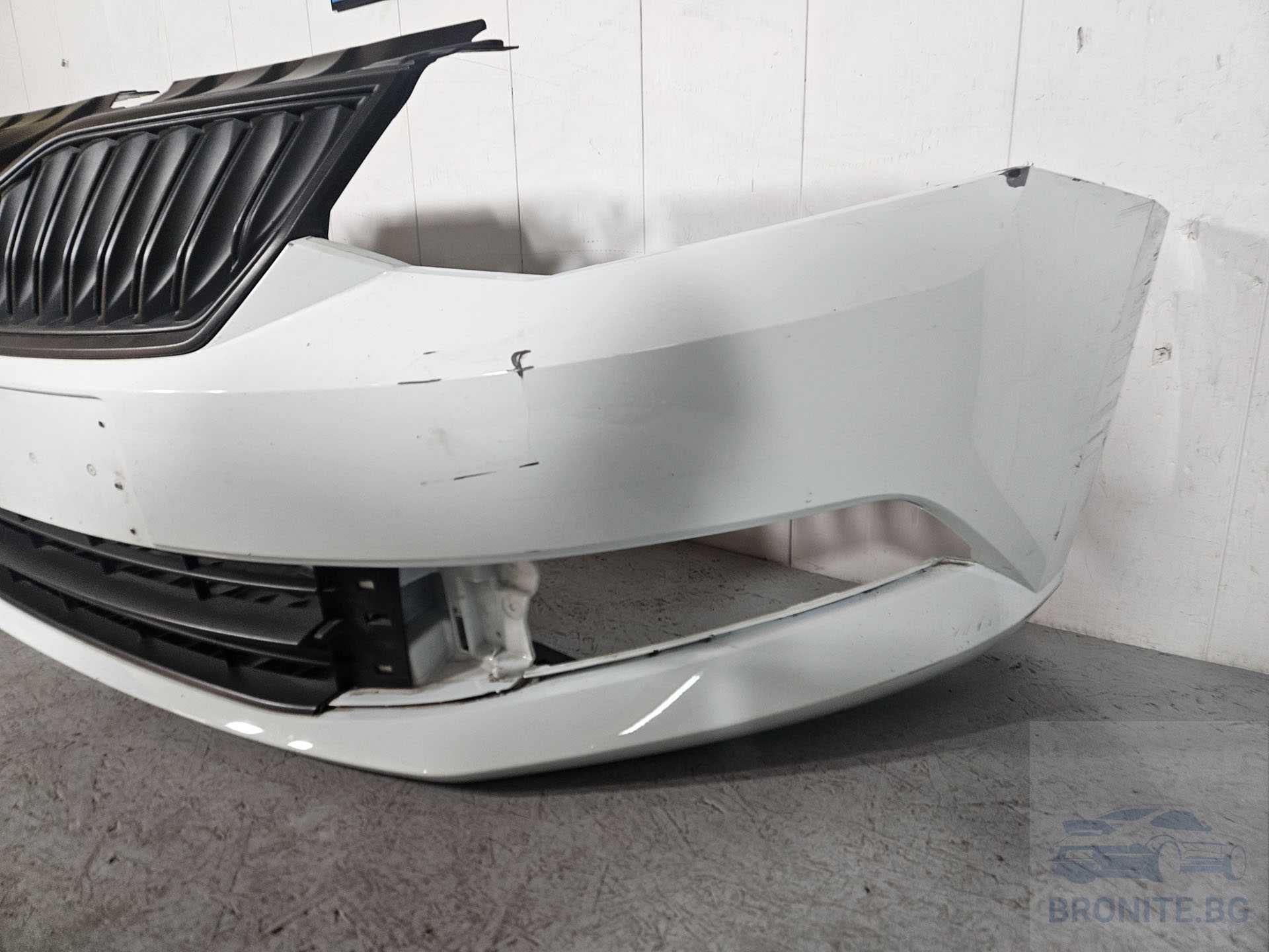 Предна броня Skoda Fabia 3 Шкода Фабиа 3 2014 - 2018