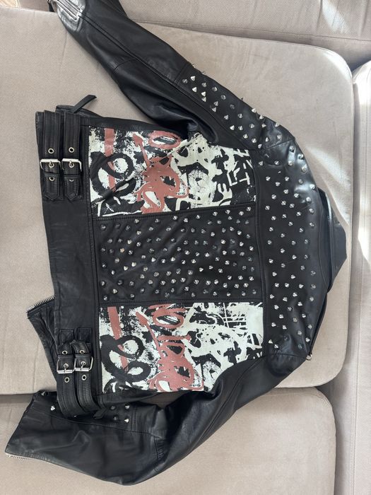 Естествена кожа яке / Zara Bershka