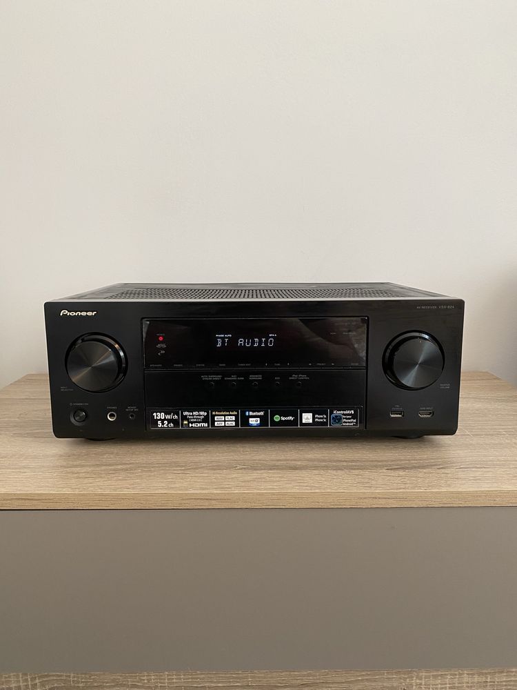 PIONEER VSX-824 - 5X130W! - USB, Bluetooth, hdmi усилвател ресивър