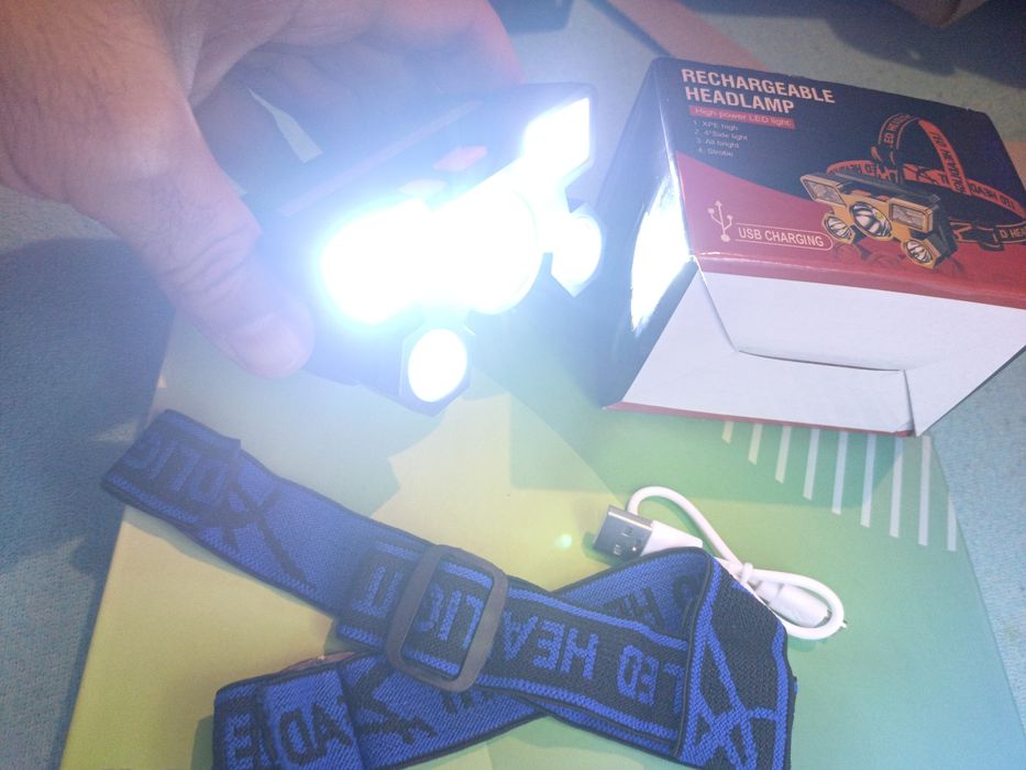 Lanterna de cap 4 moduri