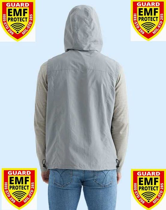 RF EMF EMR WiFi 5G Екраниран Суичър Качулка Електромагнитна Защита ЕМП