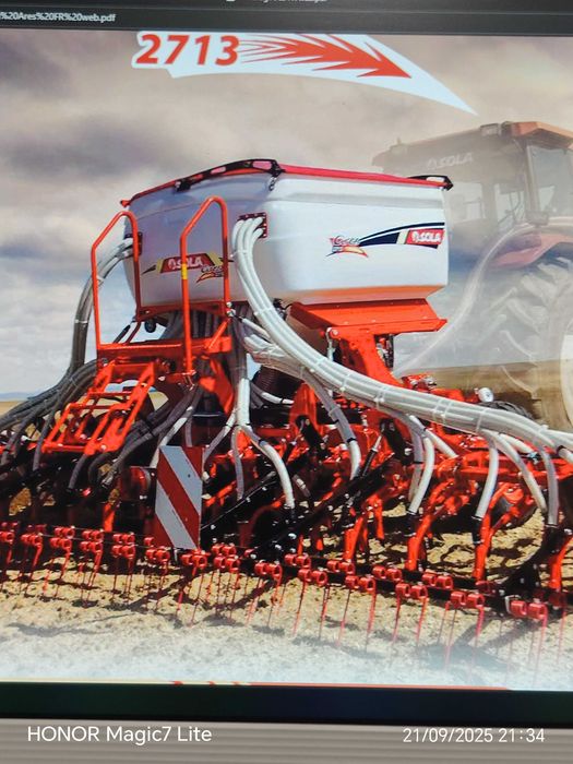 Semanatoare Paioase Sola 2713 Utilaj specific tehnologiei Minimum Till