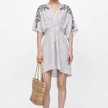 Zara!Рокля 100%лен С/М