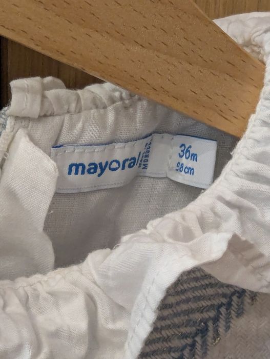 2 луксозни рокли - 98 р-р, 30 лв./бр. Mayoral, Next