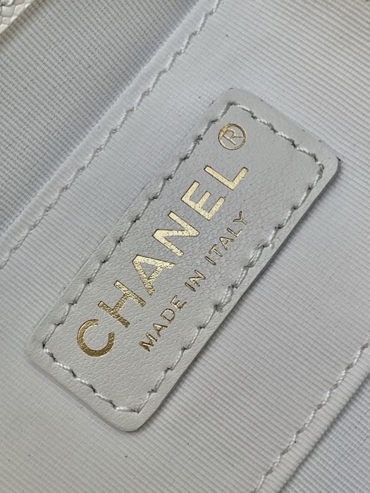 Rucsac Chanel 18x17cm, alb tip Premium