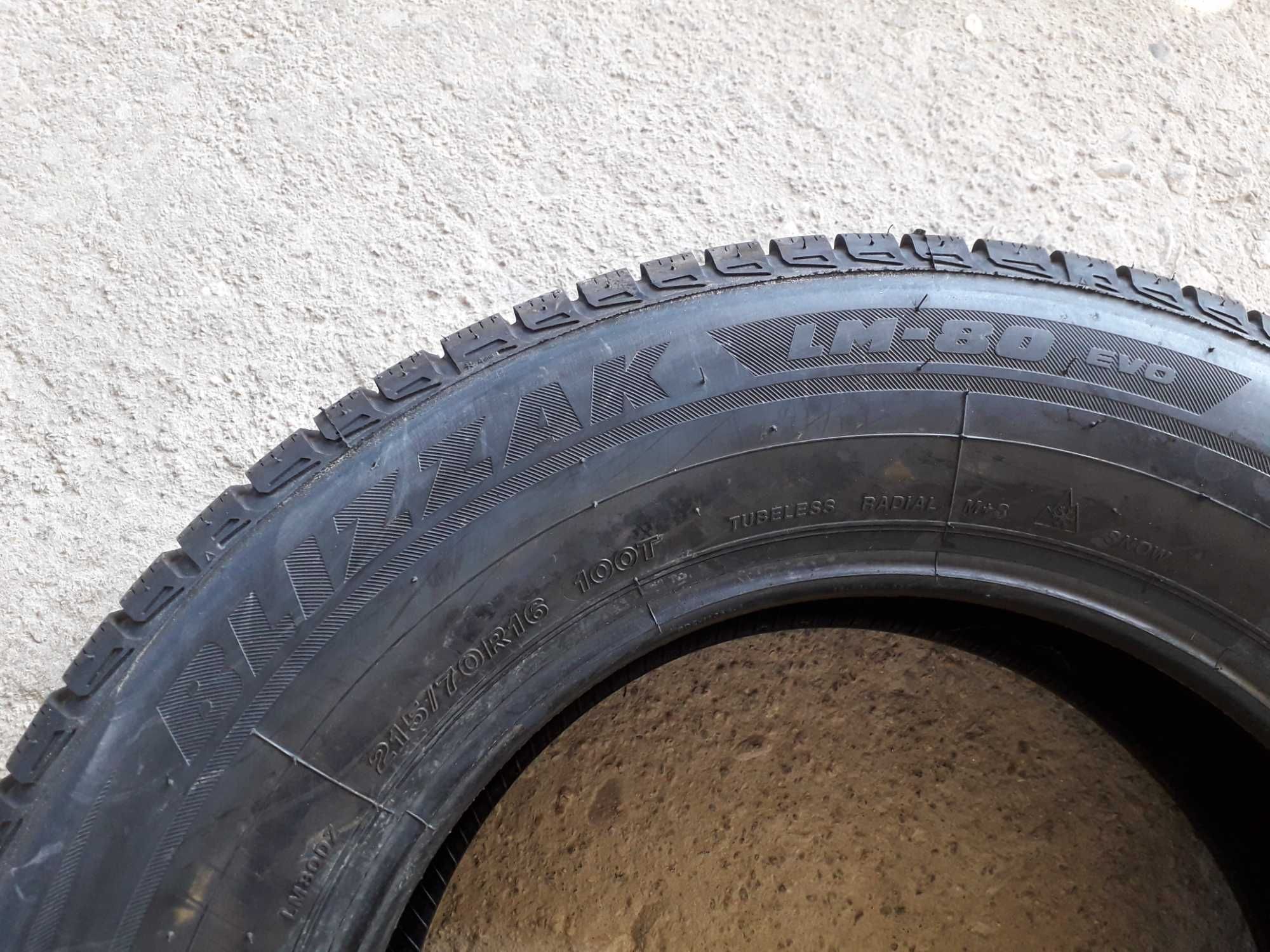 Нови зимни гуми R16 215/70 Bridgestone Blizzak LM-80 evo 100T M+S