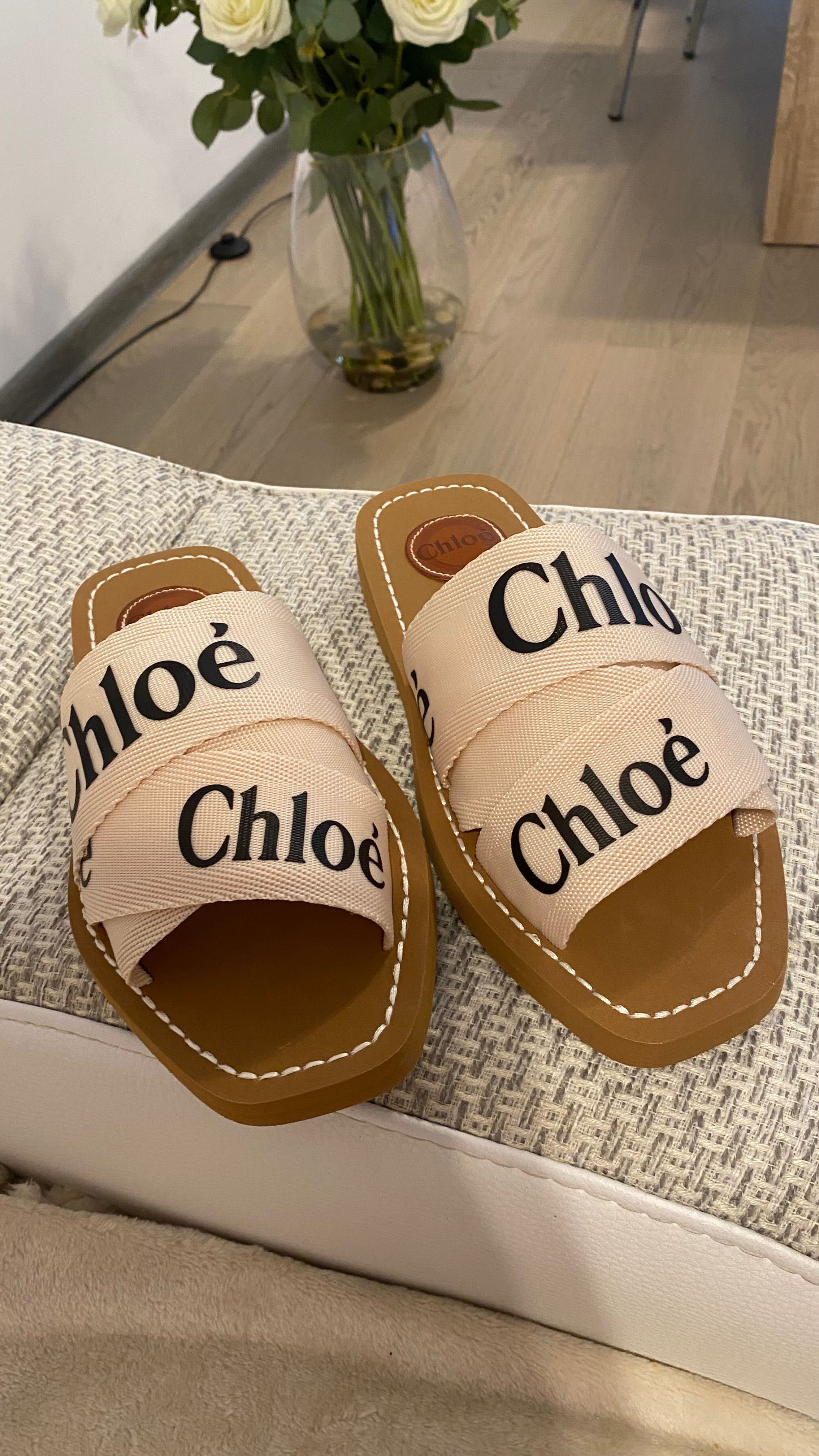 Chloe canvas bej 38