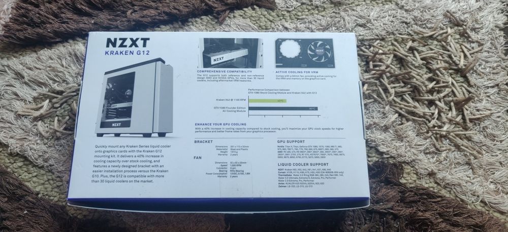 Kraken g12 mounting aio placa video