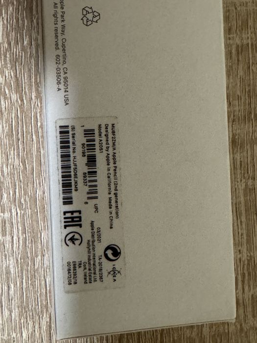 Apple  Pencil 2 aproape Nou