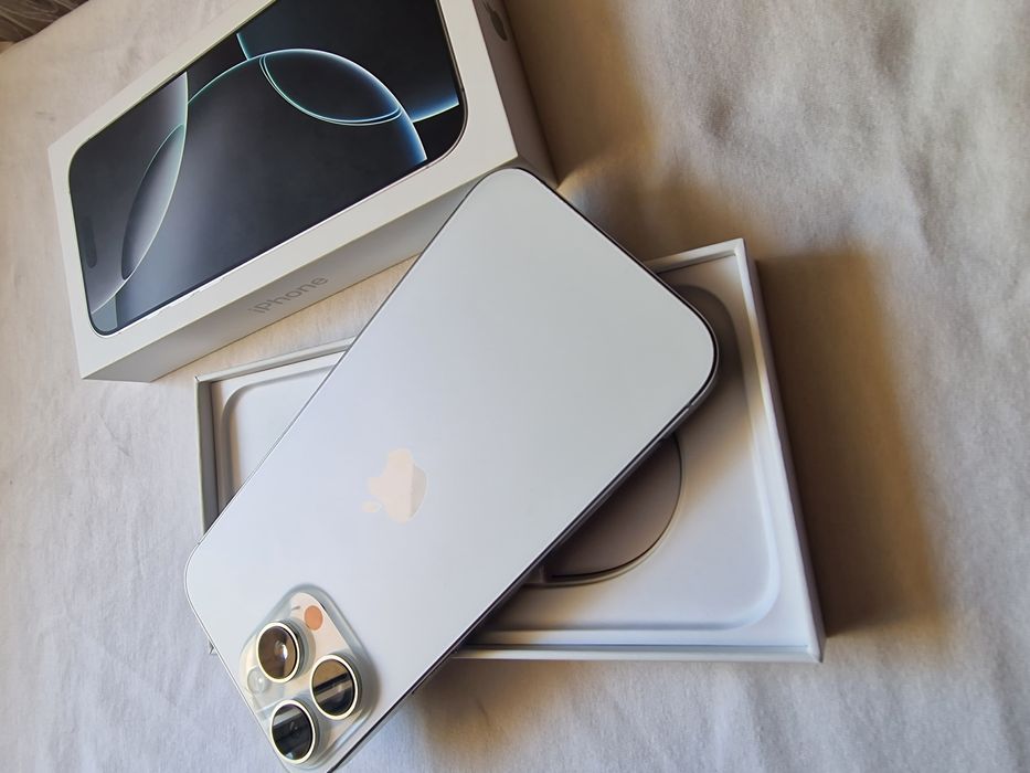 IPHONE 16 PRO MAX 1TB , impecabil,  natural titan, accept schimb
