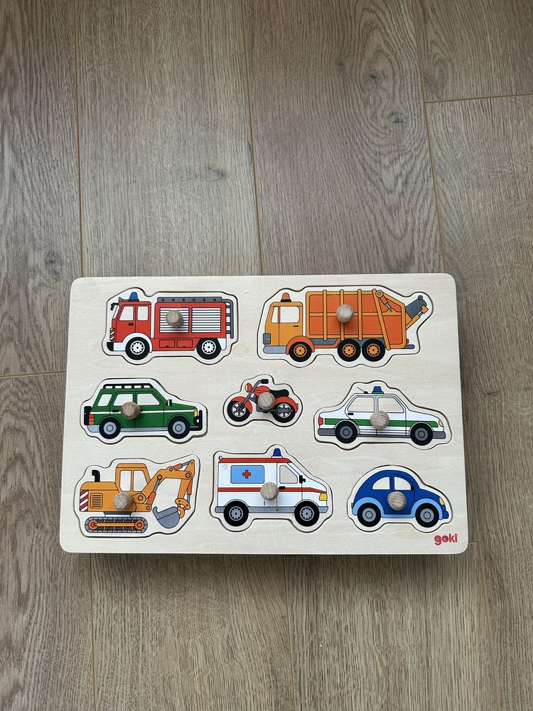 Дървени пъзели Goki и Hape