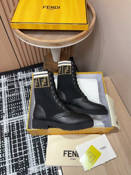 Fendi Rockoko Combat Boots 37 номер