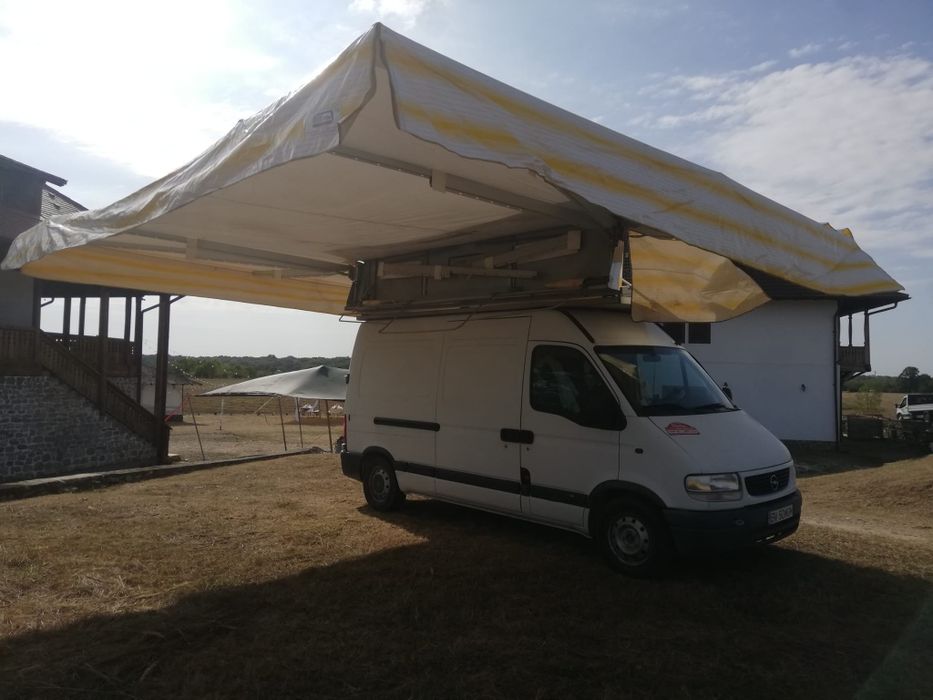 Opel Movano 2.8 2000 cu umbrelă comercială InoxTenda