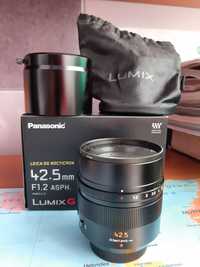 Panasonic Leica 42.5mm F1.2 +  filtru