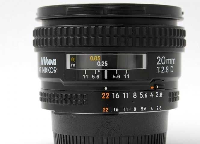 Объектив Nikon Nikkor 20mm f/2.8D AF ( Japan ) Отличное состояние