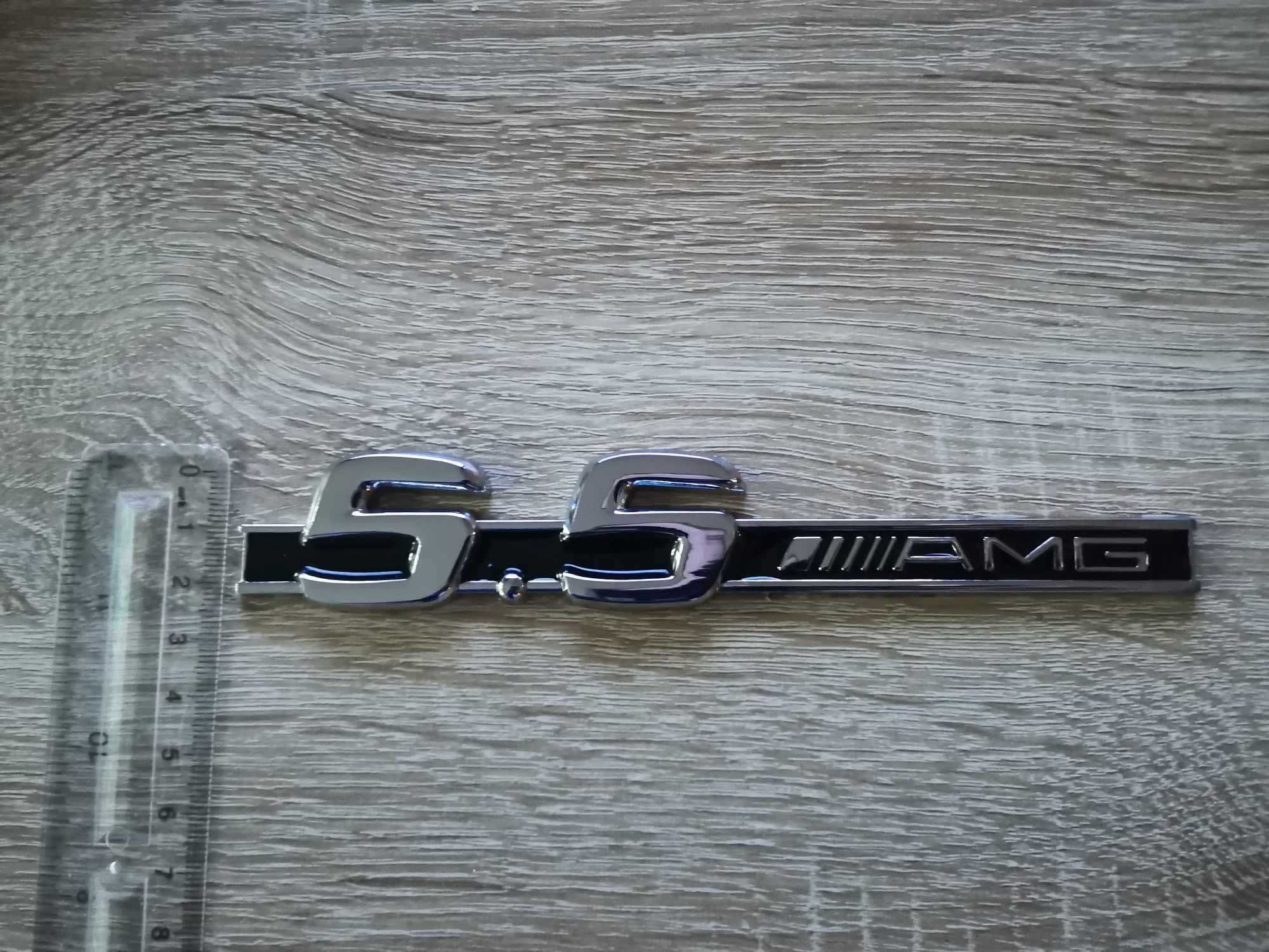 Мерцедес Mercedes Benz 5.5 AMG сребриста емблема