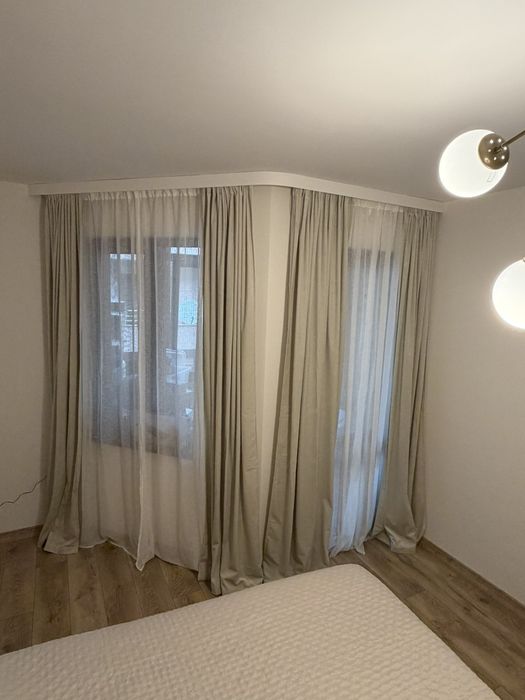 Пердета 4бр.бежово кадифе