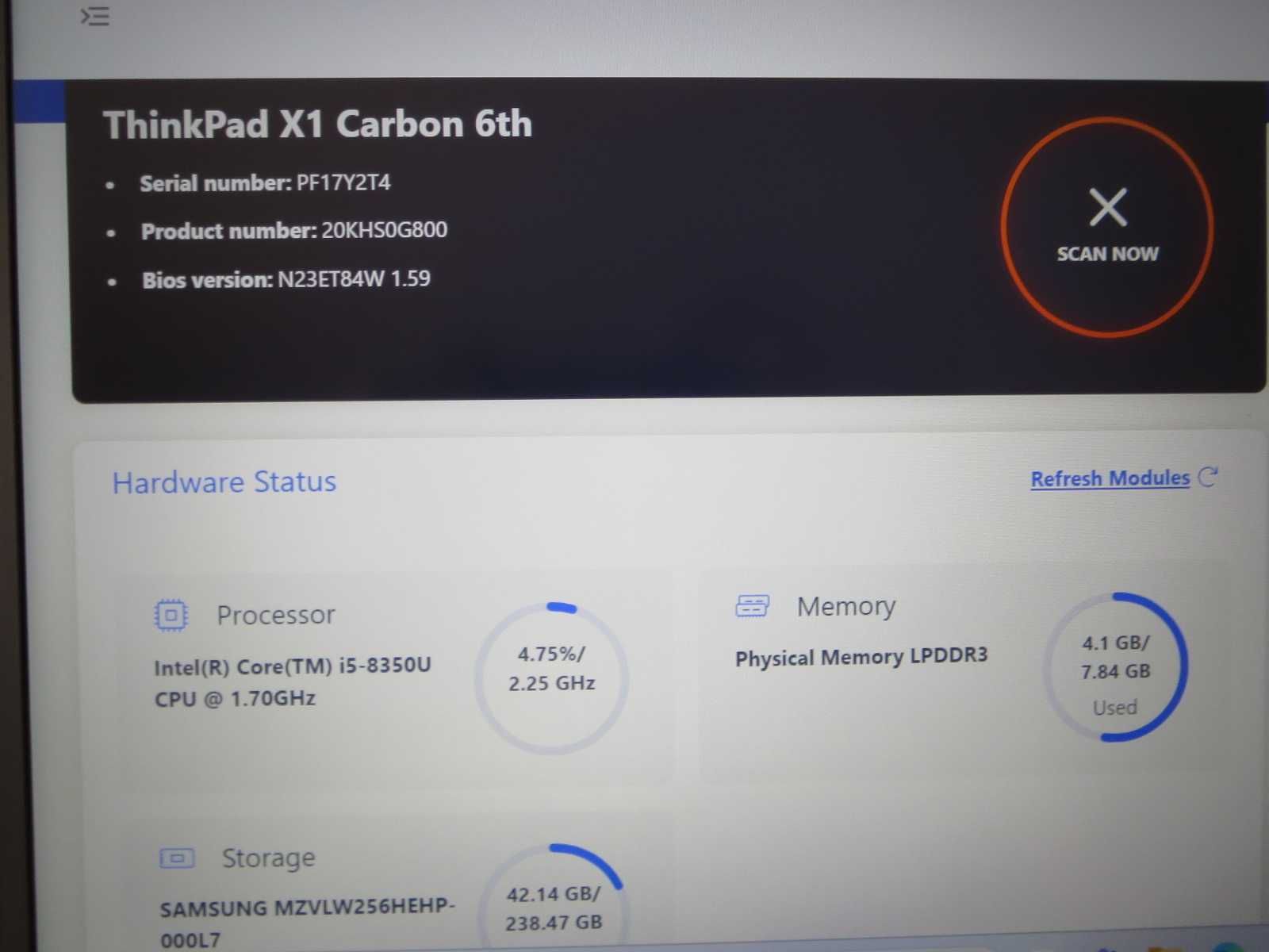 Lenovo X1 Carbon 6 Gen FHD IPS/ i5 8350u/ SSD 256GB/ 8GB/ USB-C/ Подсв