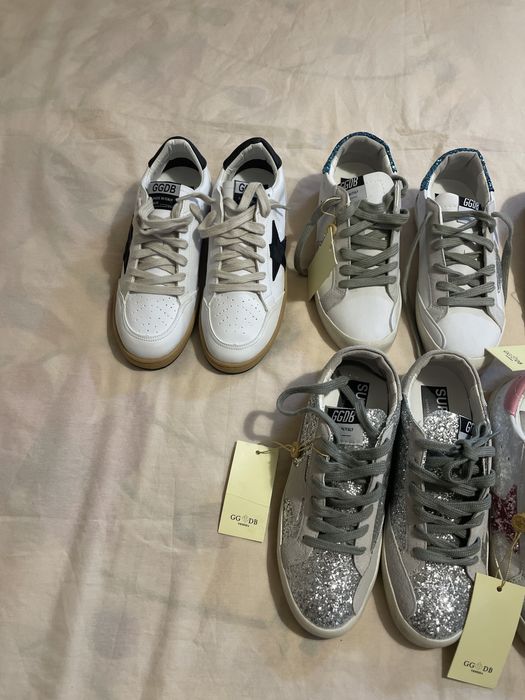 Adidasi dama golden gooss sacut siret cutie pasaport