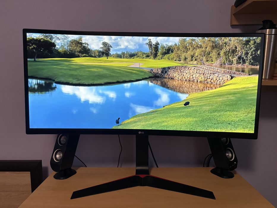Геймърски Монитор LG 34” извит
