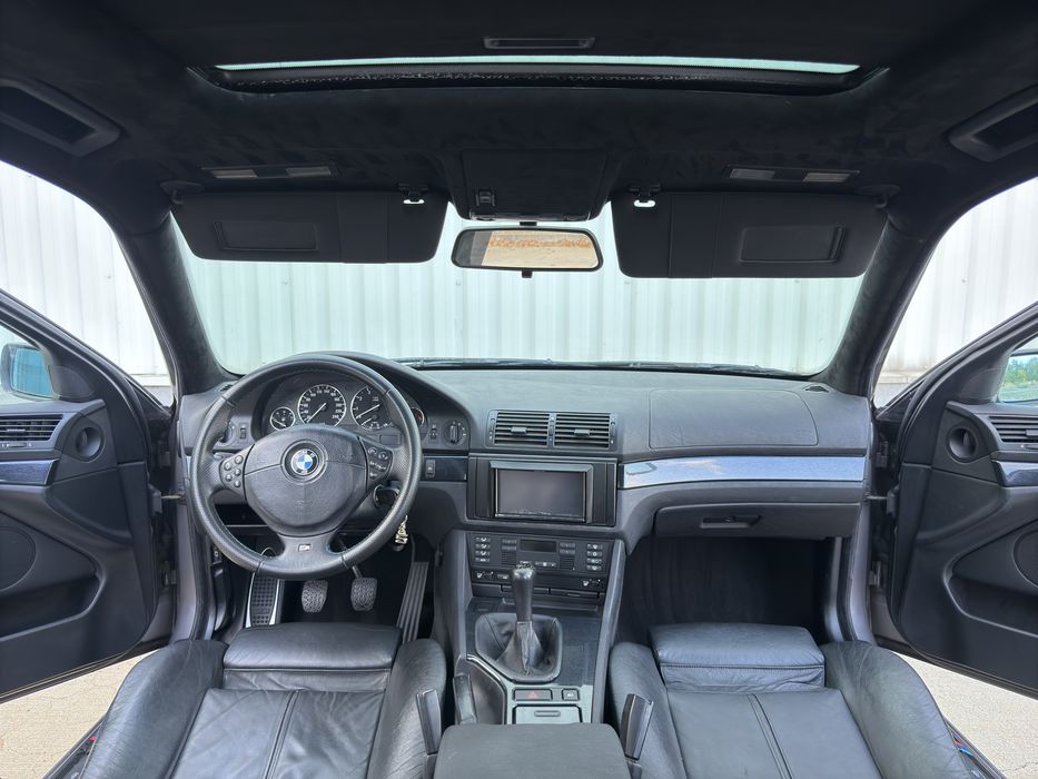 Bmw 540i V8 MANUAL ÎnActe ///MPachet fabrica ALCANTARA/Trapa/Perdeluta