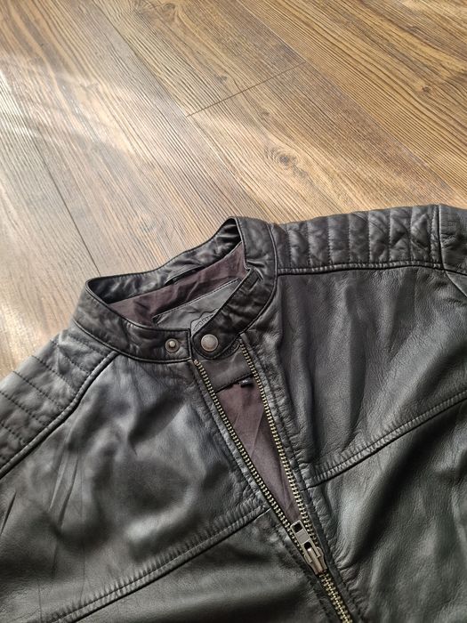 Страхотно мъжко кожено яке JACK SPORTWEAR размер XL , естествена кожа,