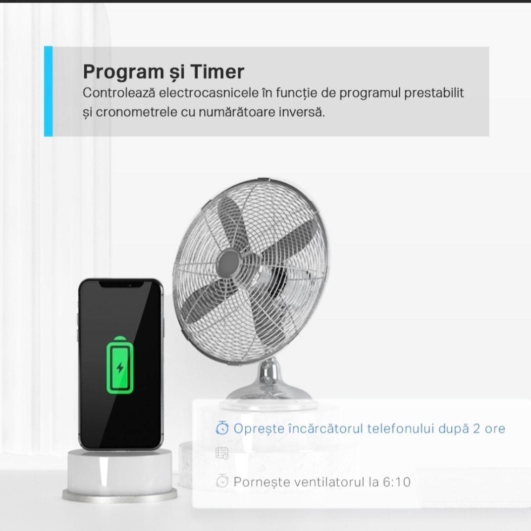 Priză inteligentă TP-Link Tapo – control de pe telefon!