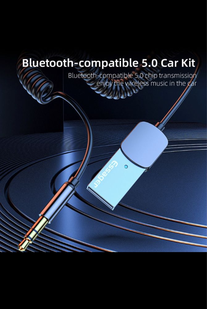 Беспроводной FM AUX USB-A адаптер Bluetooth Для Авто