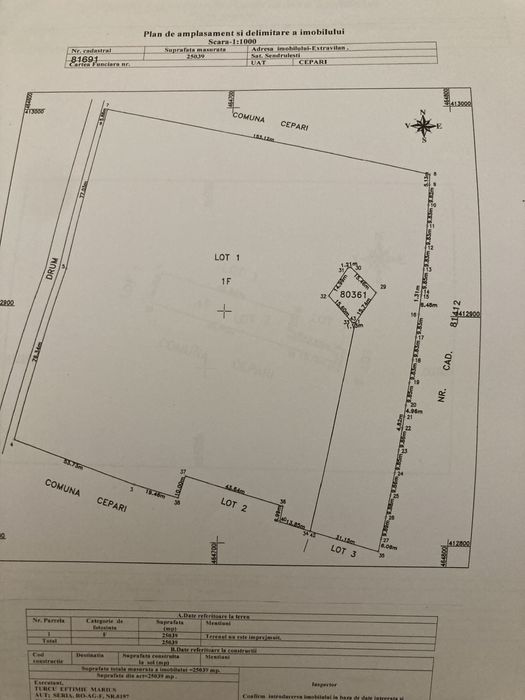 Teren Cepari langa Autostrada Pitesti Sibiu