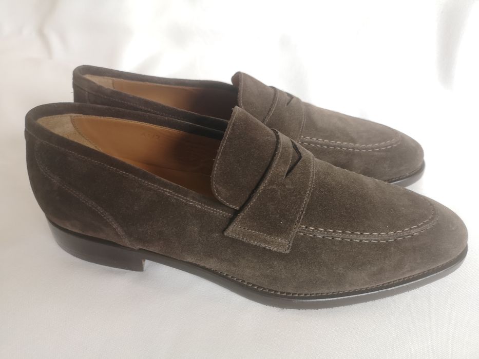 Boggi Milano, мъжки обувки естествен велур, номер 41