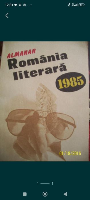 Amanah Romania Literara 1985 și 1986