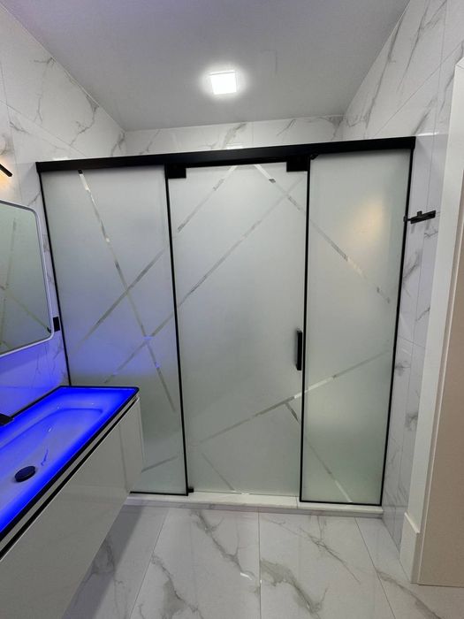 Dush kabina , loft esgiklar , tosh oyna terish , koziroklar