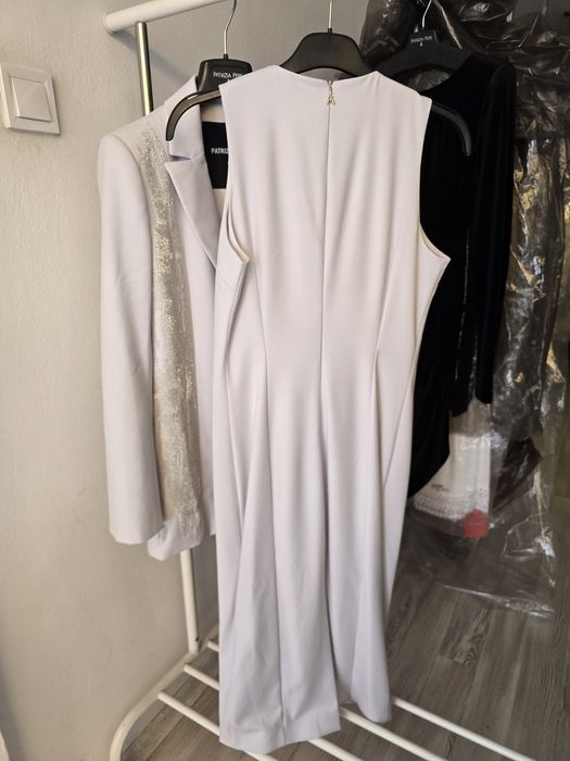 Рокля Patrizia Pepe с детайл от мъниста,;размер 40/S,ново с етикет!