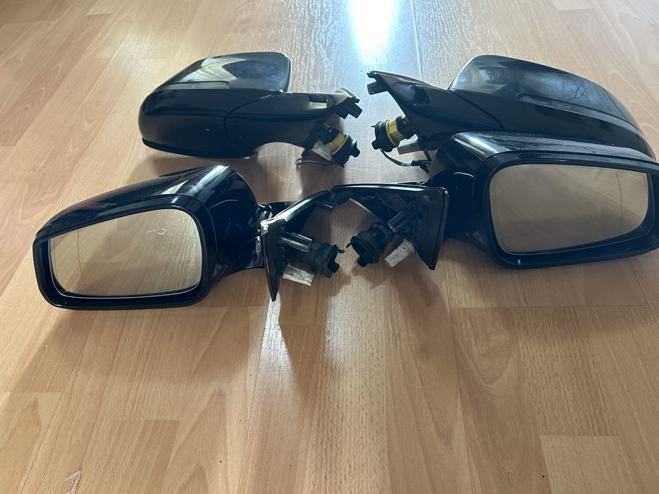 Oglinzi bmw f10 facelift semnale unghi mort shadowline