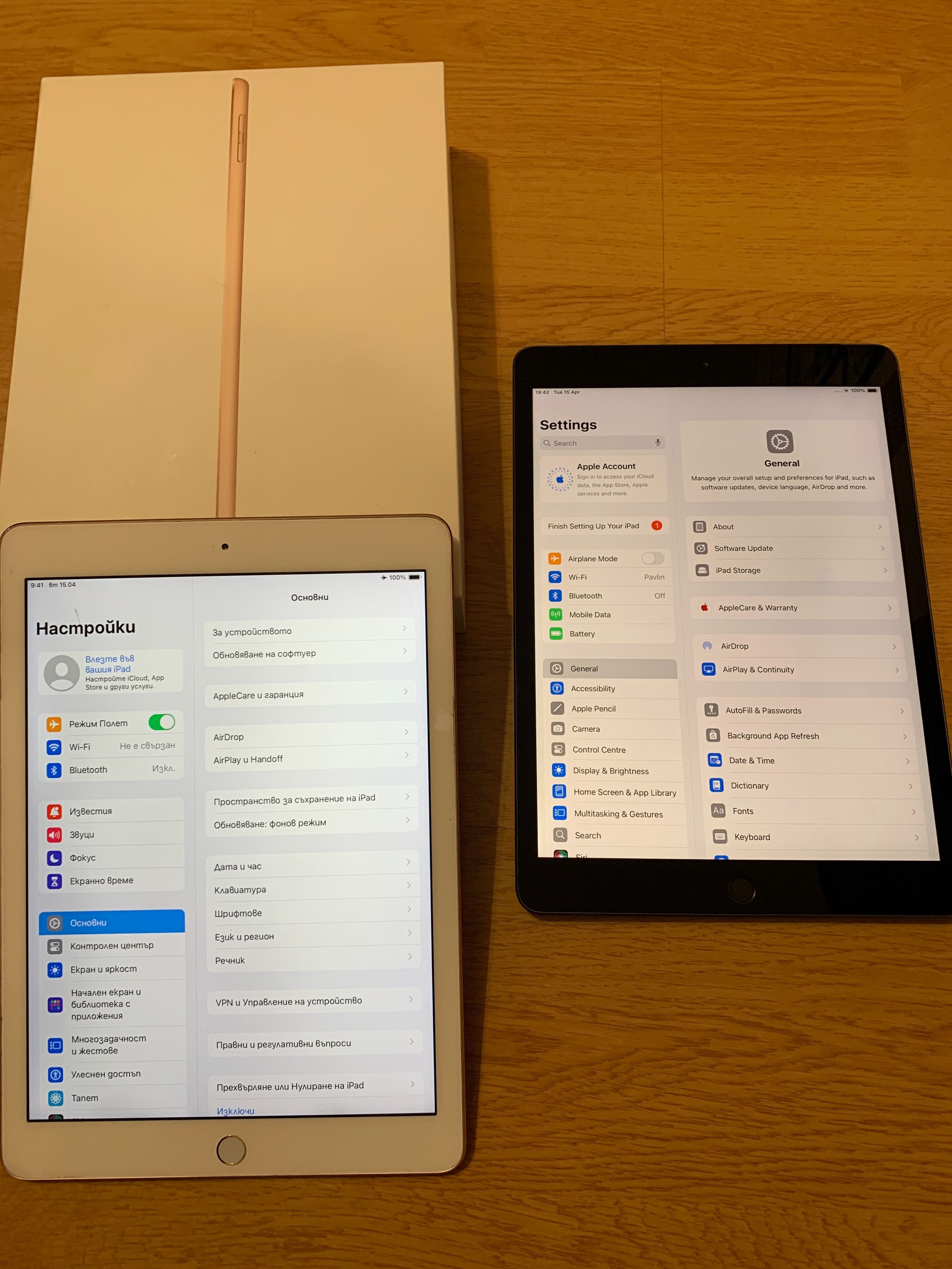 2 броя iPad 6 и 7, 128GB и 32GB, чист iCloud